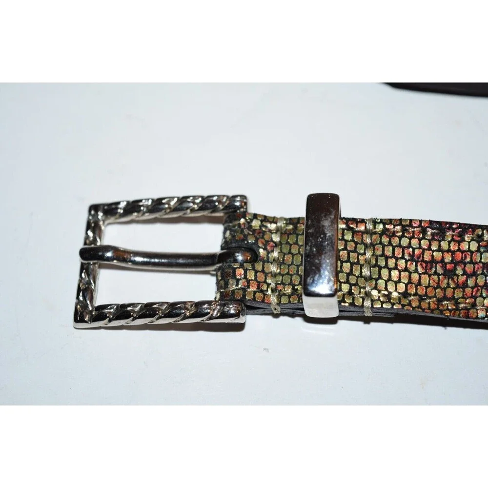 Berge shimmer leather
